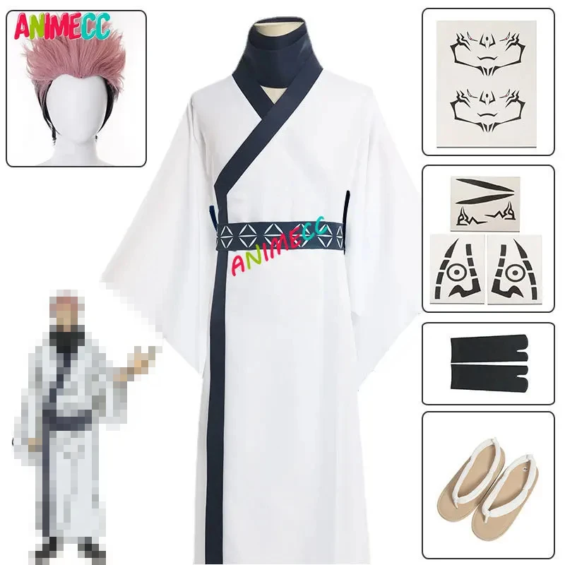 Men'S Kimono Accessories - ANIMECC 재고 있음 S-2XL Ryomen Sukuna