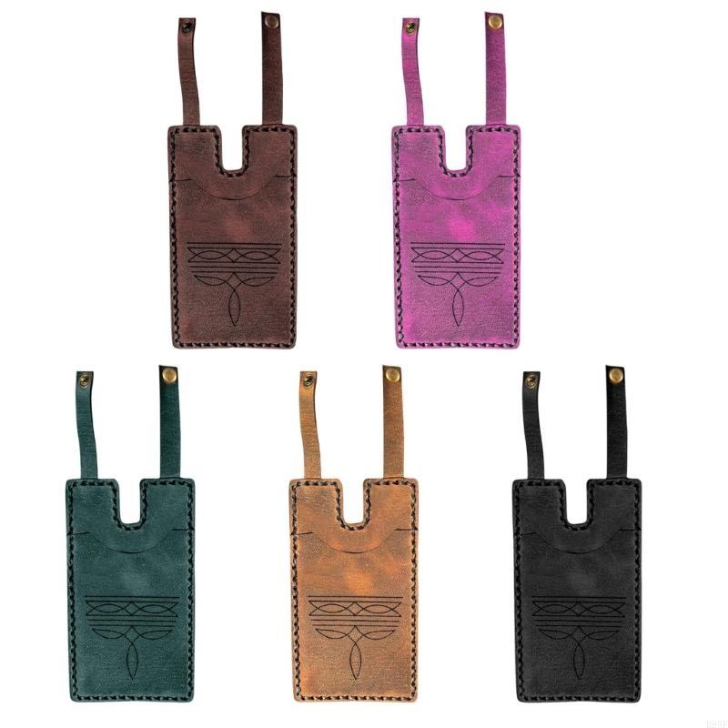 Men'S Accessories Types - 수제 가죽 부츠 지갑, 스냅 잠금