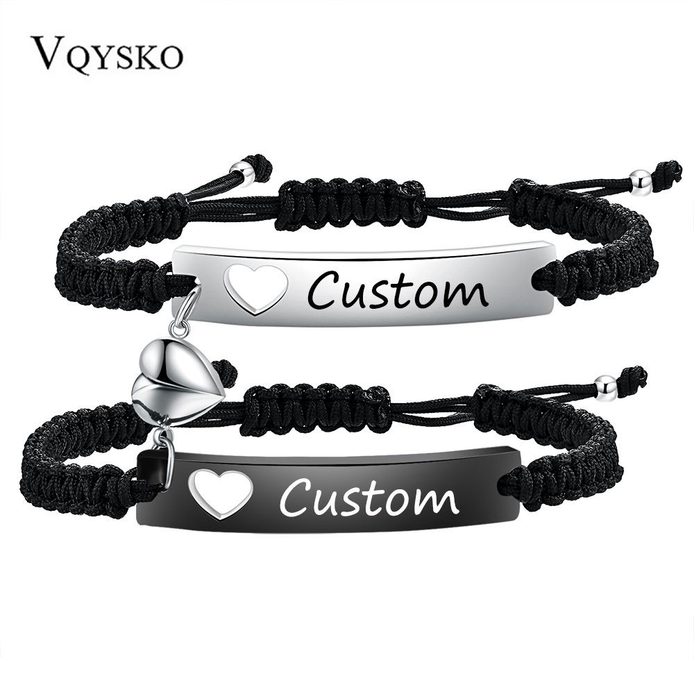 Men Accessories All - 사용자 정의 스테인레스 스틸 커플 팔찌