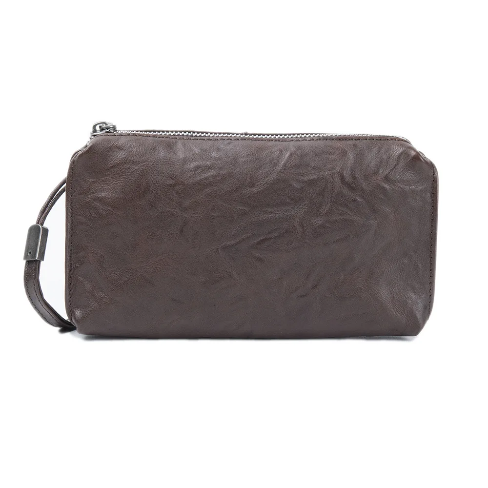 남성용 소가죽 클러치 지갑 남성 비즈니스 클러치 지갑  - Travel Organizer Men 리뷰 및 가격
