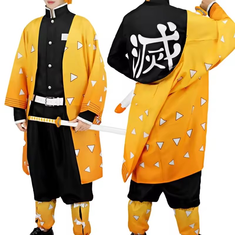 애니메이션 아가츠마 젠이츠 코스프레 의상 가발 신발 남 - Men'S Kimono Accessories 리뷰 및 가격
