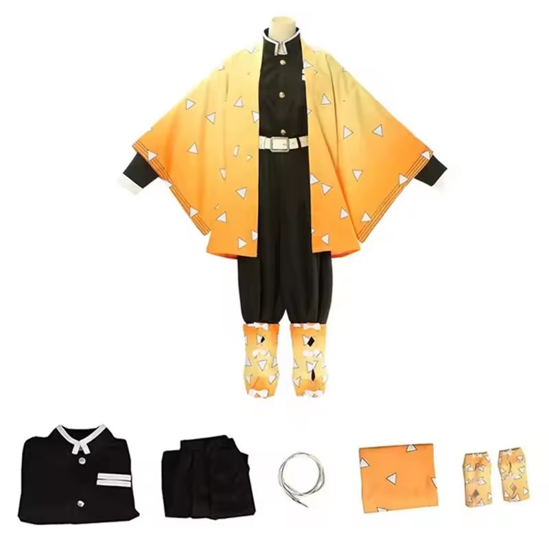 애니메이션 아가츠마 젠이츠 코스프레 의상 가발 신발 남 - Men'S Kimono Accessories 리뷰 및 가격