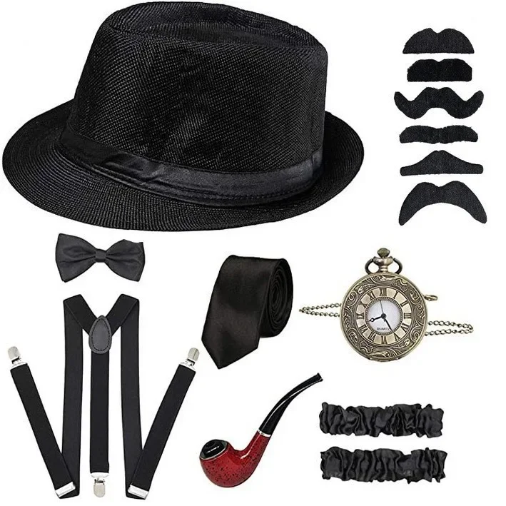 남성용 파티 소품, 1920년대 테마 코스프레, 무대  - Men'S Accessories In The 1920S 리뷰 및 가격
