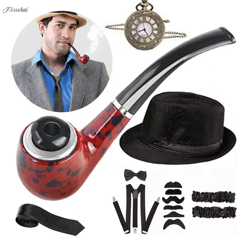 할로윈 파티 위대한 개츠비 코스프레 코스튬 1920 년 - Men'S Accessories In The 1920S 리뷰 및 가격