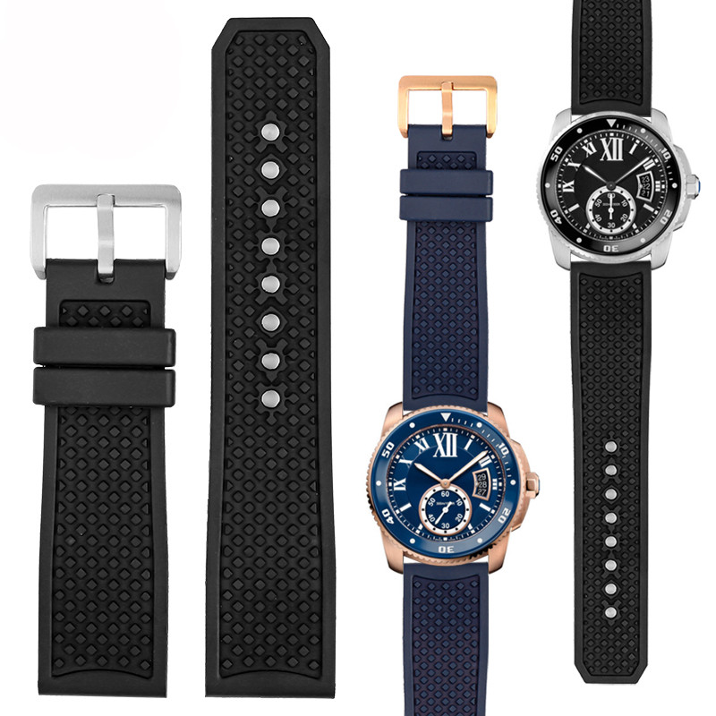 23mm 24mm Fluororubber Watchba - Men'S Accessories Cartier 리뷰 및 가격