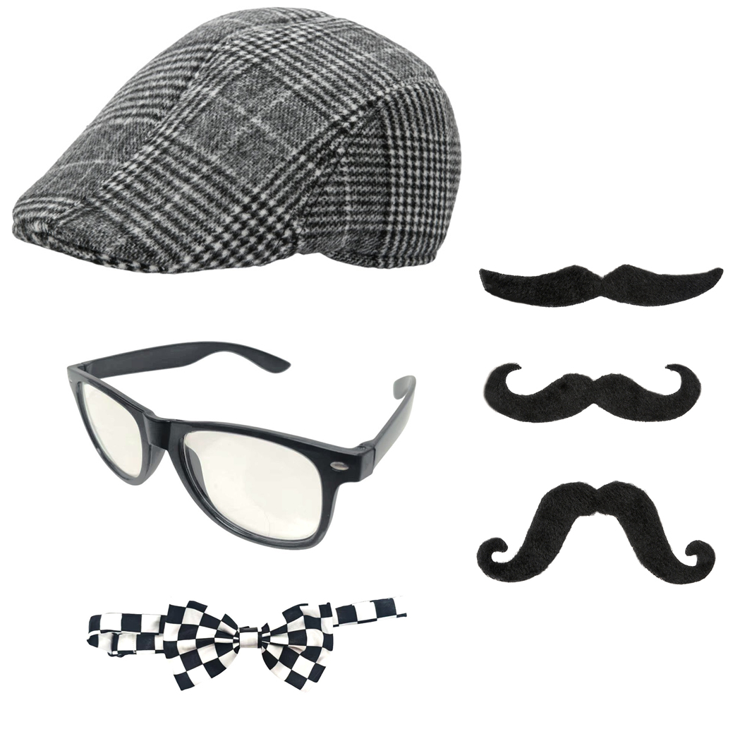1920년대 남성 신사 코스프레 키트 체크무늬 플랫 캡 - Men'S Accessories In The 1920S 리뷰 및 가격