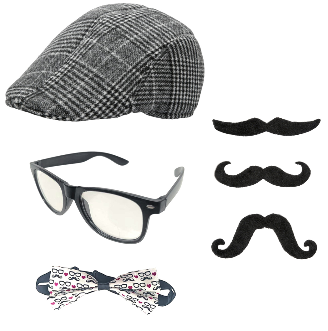 1920년대 남성 신사 코스프레 키트 체크무늬 플랫 캡 - Men'S Accessories In The 1920S 리뷰 및 가격