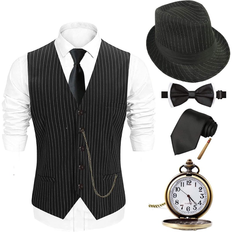 할로윈 1920년대 남성 의상 2025, 개츠비 갱스터 - Men'S Accessories In The 1920S 리뷰 및 가격