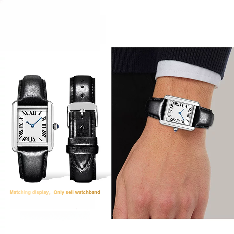 까르티에 탱 솔로 런던 산토스 정품 가죽 시계줄, 소가 - Men'S Accessories Cartier 리뷰 및 가격