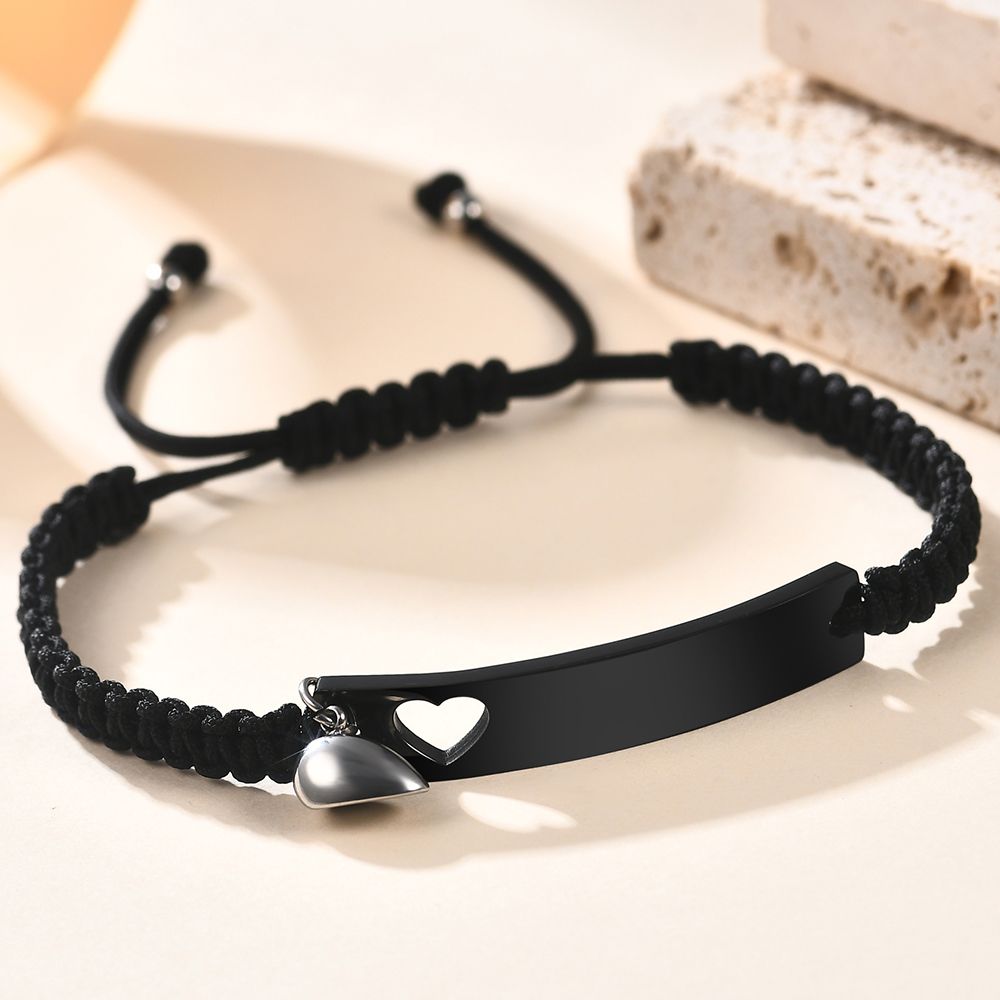 사용자 정의 스테인레스 스틸 커플 팔찌 세트 여성을위한 - Men Accessories All 리뷰 및 가격
