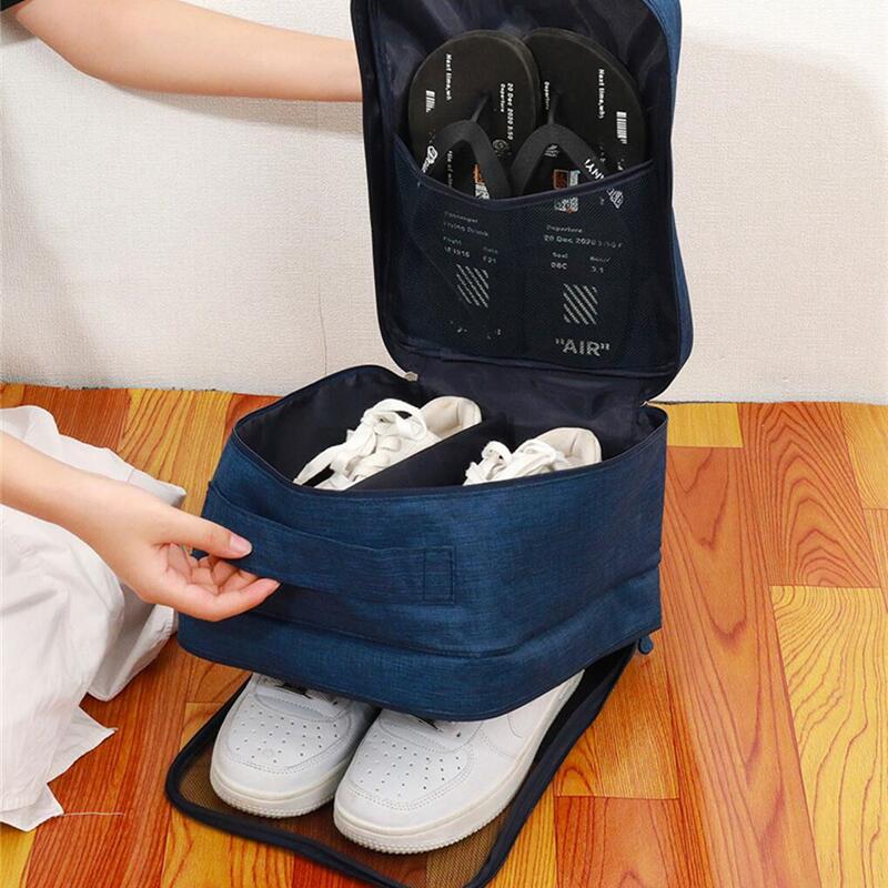 3 레이어 신발 가방 여행용 수납 상자 주최자 핸드백  - Men'S Accessories Types 리뷰 및 가격